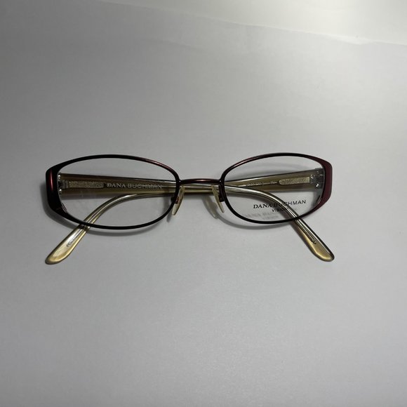 New DANA BUCHMAN Eyeglasses Jonie Burgundy Size 49-19-133 - Picture 14 of 16
